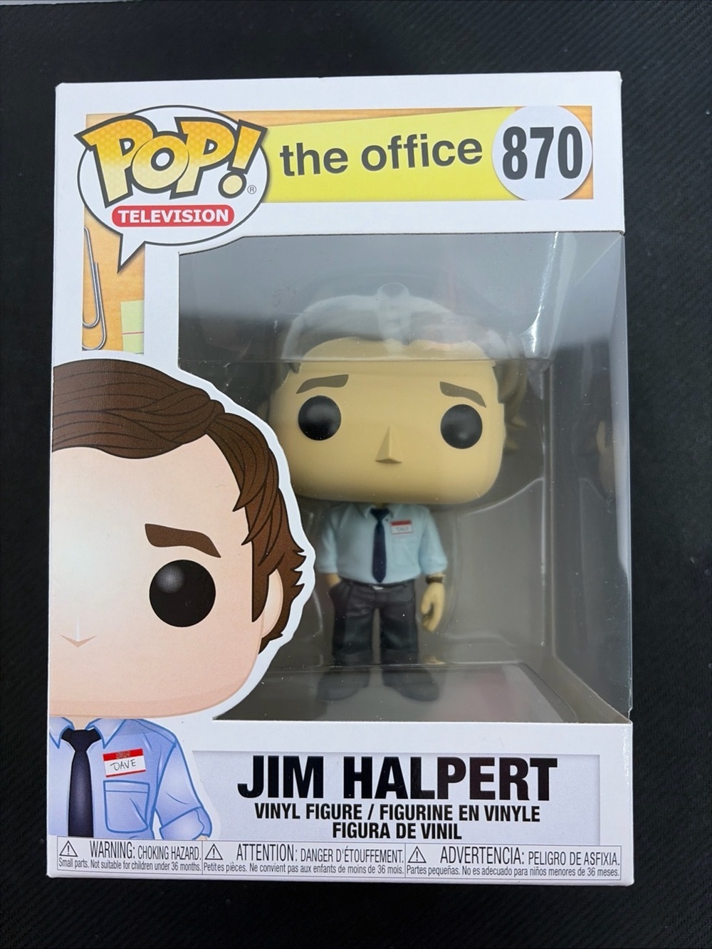 Funko POP Television The Office Jim Halpert #870 Vinyl Figure
